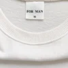 FOR MAN HBA Graphic Botanical Sleeve Crewneck Cream FOR MAN HBA Graphic Botanical Sleeve Crewneck Cream