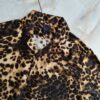 H&M LEOPARD PRINT CAMP COLLAR SHIRT