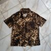 H&M LEOPARD PRINT CAMP COLLAR SHIRT